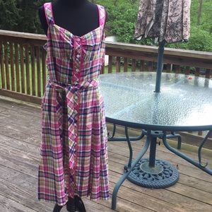 B moss Summer dress with belt